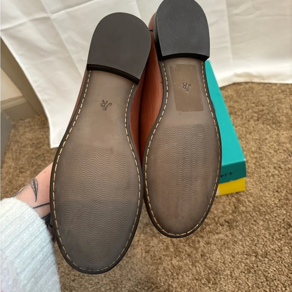NWT Jack Rogers Women's Tan Leather Loafers Size 9